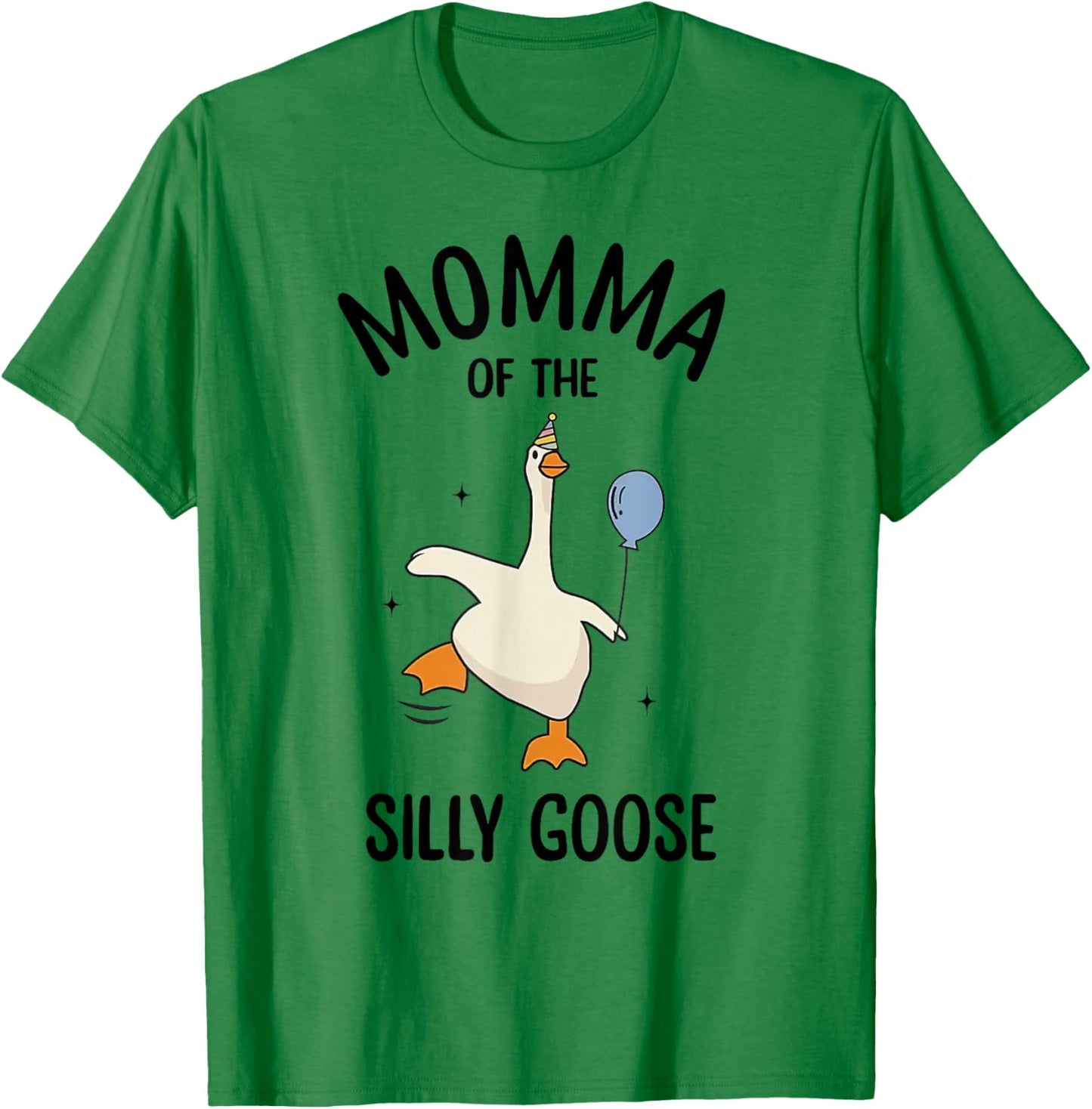 Momma Of The Silly Goose First Birthday Family Matching T-Shirt - T-Shirt | Irish Green
