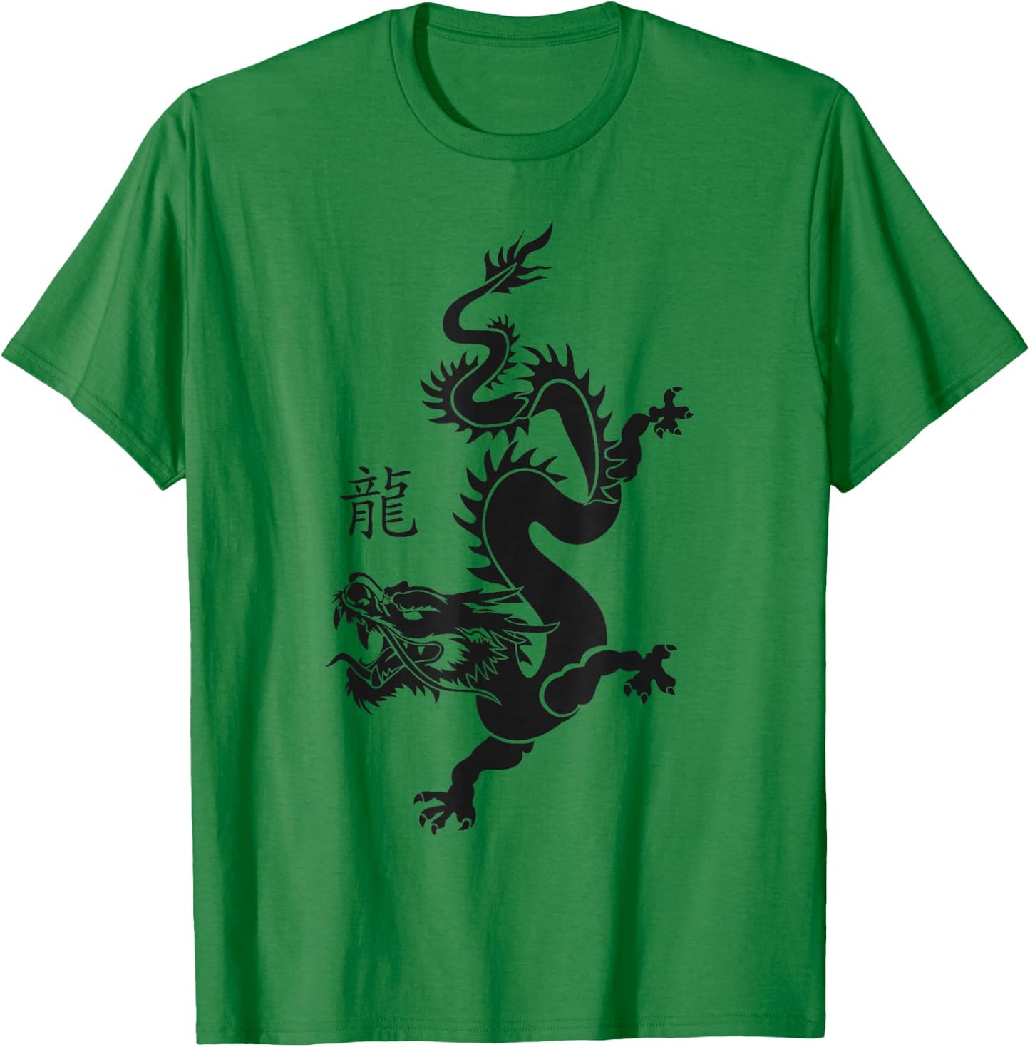 Year of the Dragon Chinese New Year 2024 Wooden Dragon T-Shirt - T-Shirt | Irish Green