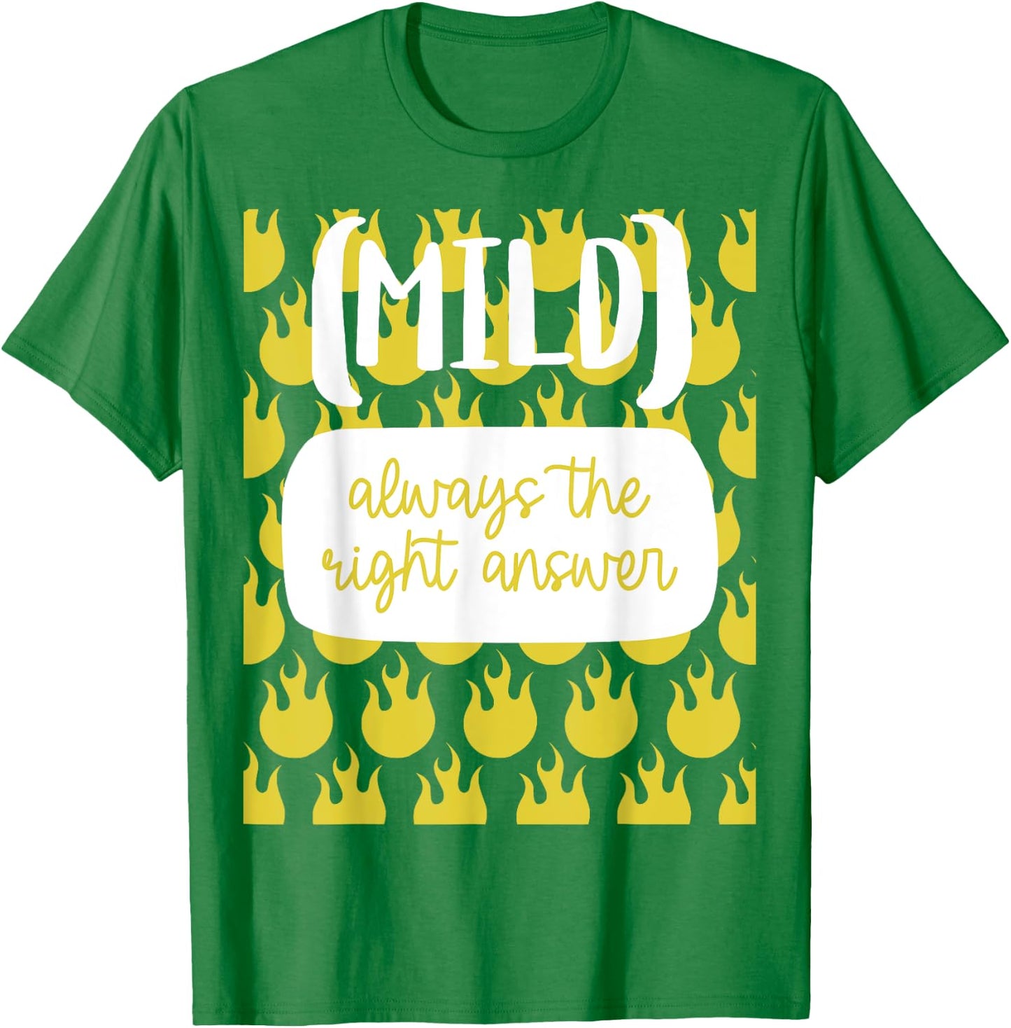 Mild Hot Sauce Packet Group Halloween Costume Matching T-Shirt - T-Shirt | Irish Green
