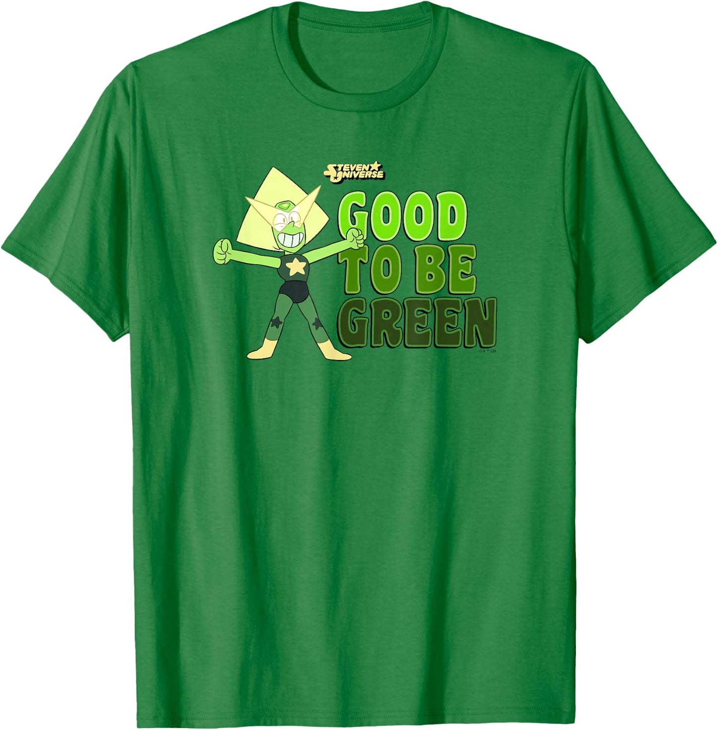 Steven Universe St. Patrick's Day Peridot Good to Be Green! T-Shirt - T-Shirt | Irish Green