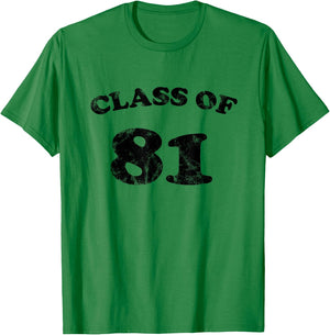 Vintage Class of 81 T-Shirt - T-Shirt | Irish Green