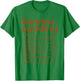 Banana Pudding Nutrition Facts Funny Thanksgiving Christmas T-Shirt - T-Shirt | Irish Green