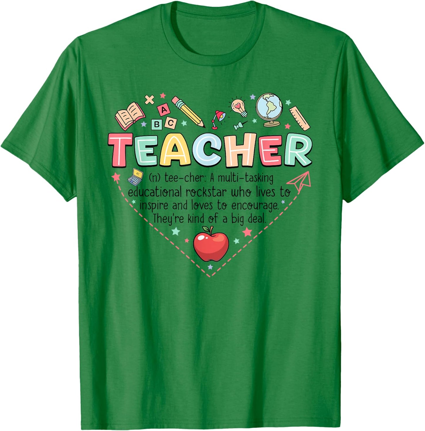 Teacher Definition For Teacher Appreciation Teacher Women T-Shirt - T-Shirt | Irish Green