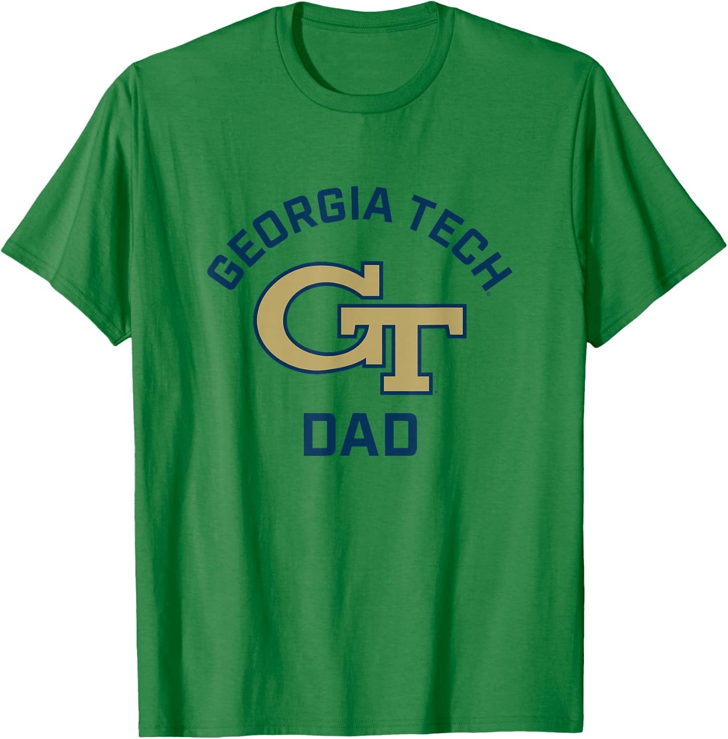 Georgia Tech Yellow Jackets Arched Dad T-Shirt - T-Shirt | Irish Green