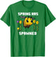 Minecraft Bee Spring Has Spawned Graphic Blocks T-Shirt - T-Shirt | Irish Green