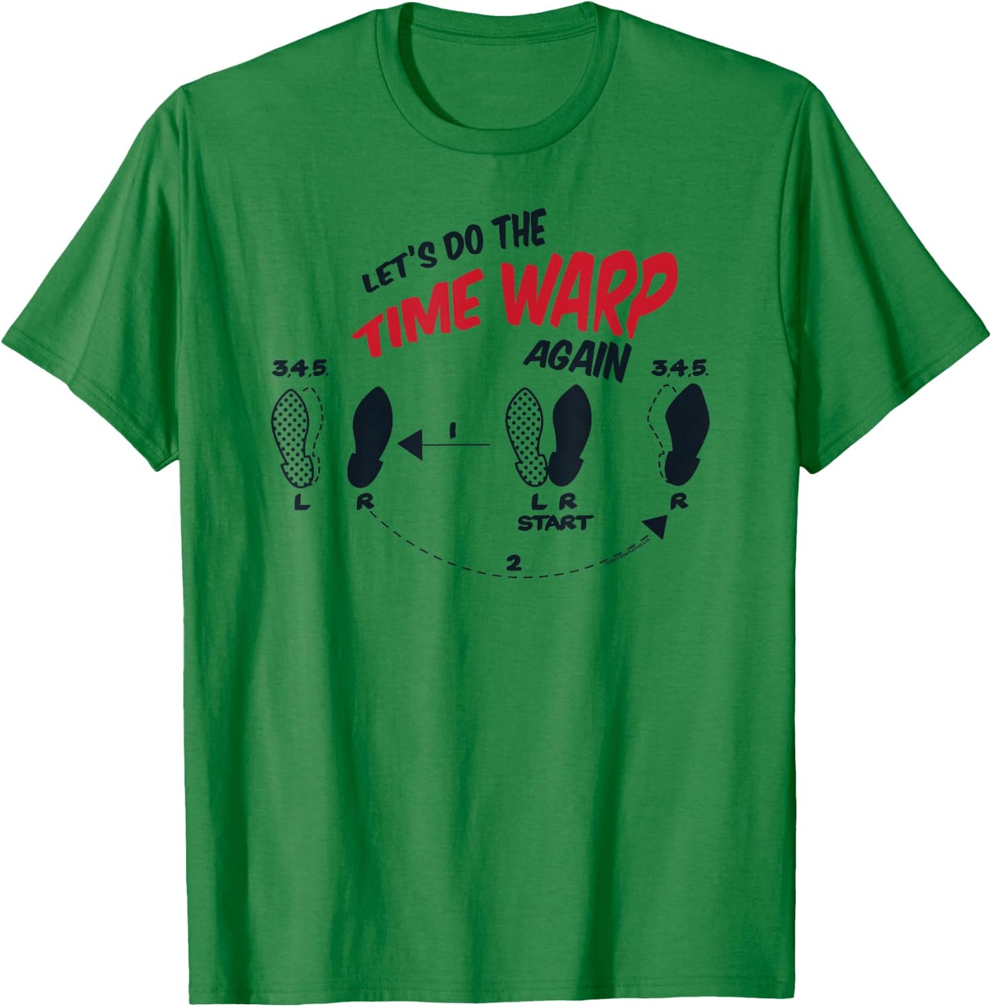 Rocky Horror Show Let's Do The Time Warp Again T-Shirt - T-Shirt | Irish Green