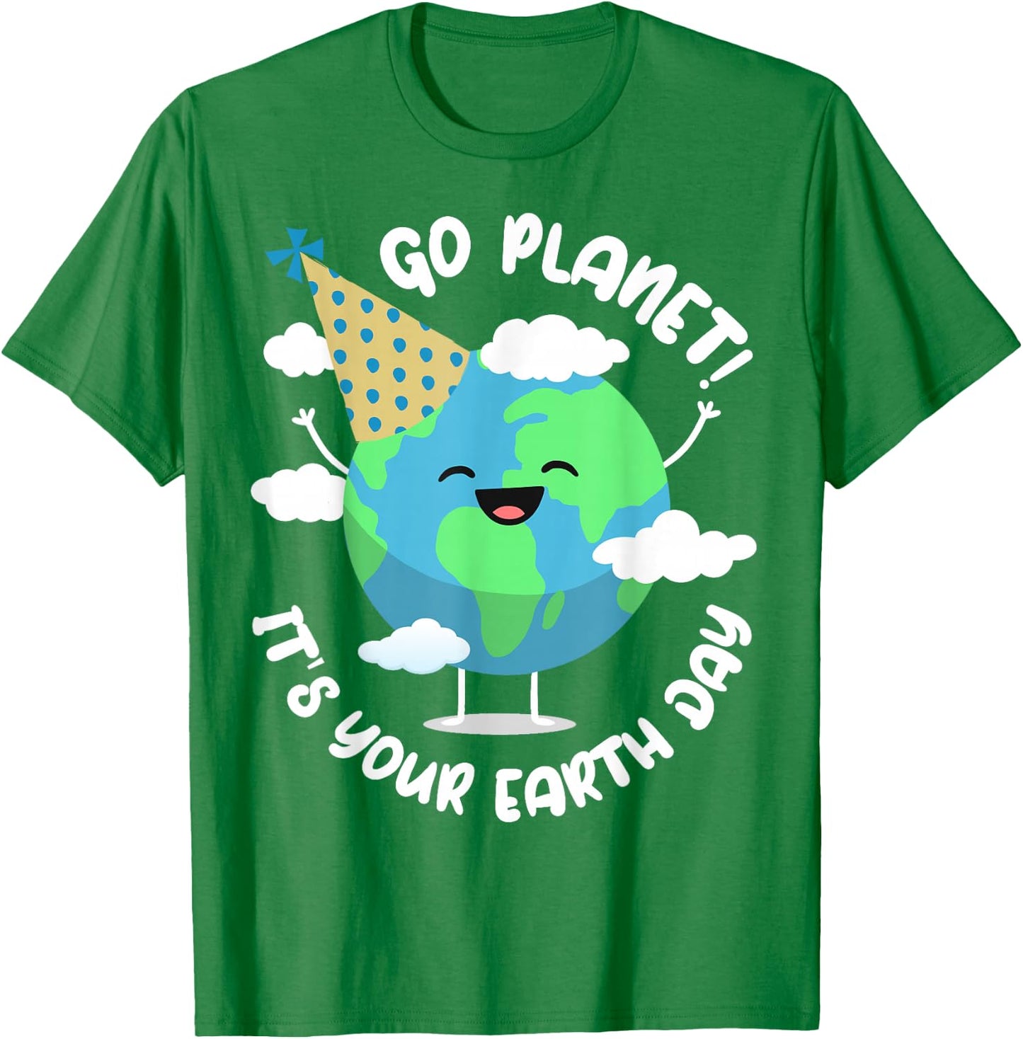 Kids Cute Earth Day Go Planet Its Your Earth Day Toddler Boy Small T-Shirt - T-Shirt | Irish Green