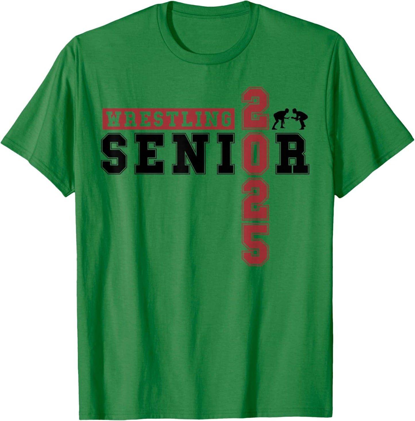 Wrestling Senior Night Wrestling Senior 2025 Graduation 69 T-Shirt - T-Shirt | Irish Green