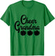Cheer Grandma Cheerleading Grandmother Cheerleader T-Shirt - T-Shirt | Irish Green