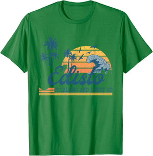 Edisto Is Calling and I Must Go Funny Summer Vacation Trip T-Shirt - T-Shirt | Irish Green