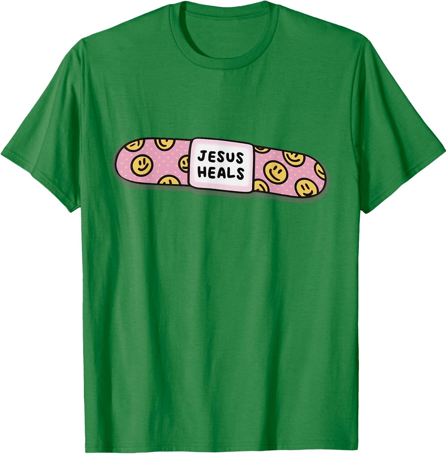 Jesus Heal Funny Christian Faith Healer Healing T-Shirt - T-Shirt | Irish Green