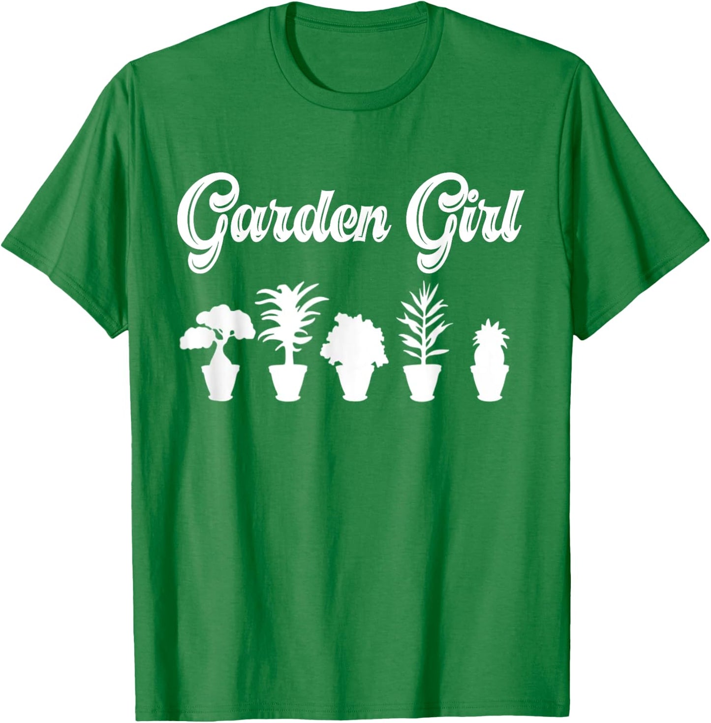 Farmer Girl Garden Gardening Planting Lovers Garden Girl T-Shirt - T-Shirt | Irish Green