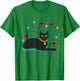 Retro Cat Midcentury Atomic Age 1950s Mid Century T-Shirt - T-Shirt | Irish Green