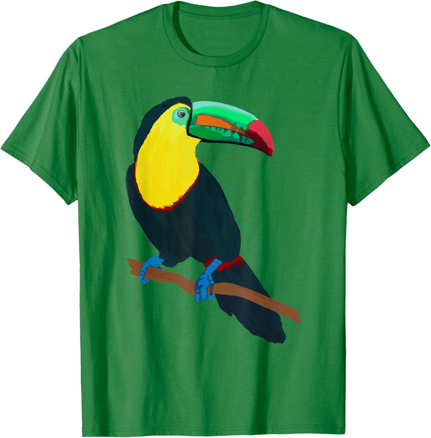 Beautiful Keel-billed Toucan Bird Tucan T Shirt Costa Rica T-Shirt - T-Shirt | Irish Green