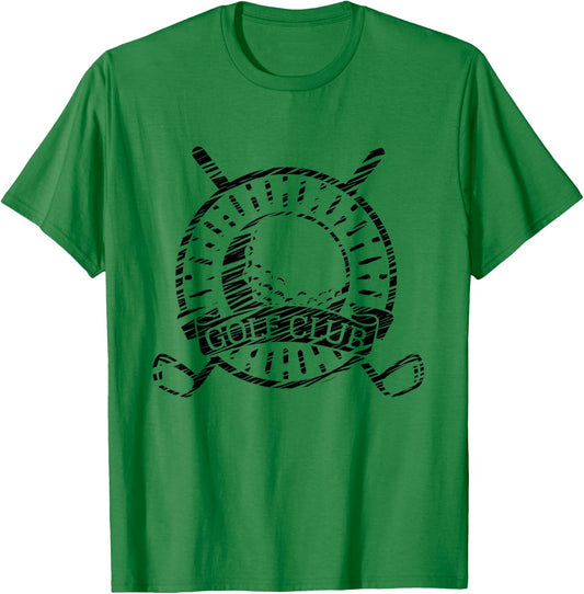 Golf and golfer fan motif vintage T-Shirt - T-Shirt | Irish Green