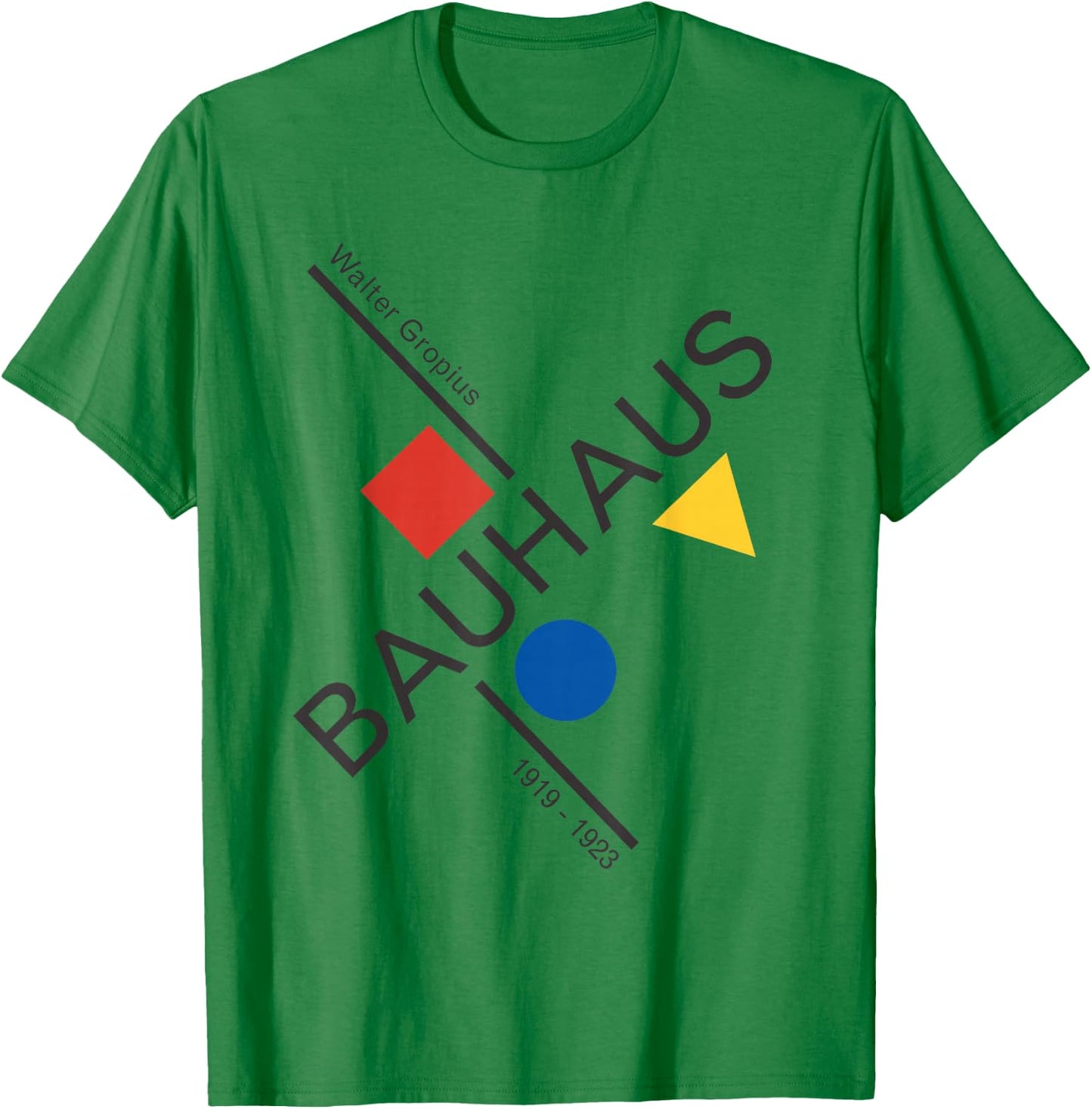 Bauhaus Movement T Shirt, 1923 Architecture Artwork T-Shirt - T-Shirt | Irish Green