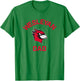 Wesleyan University Cardinals Arched Dad T-Shirt - T-Shirt | Irish Green