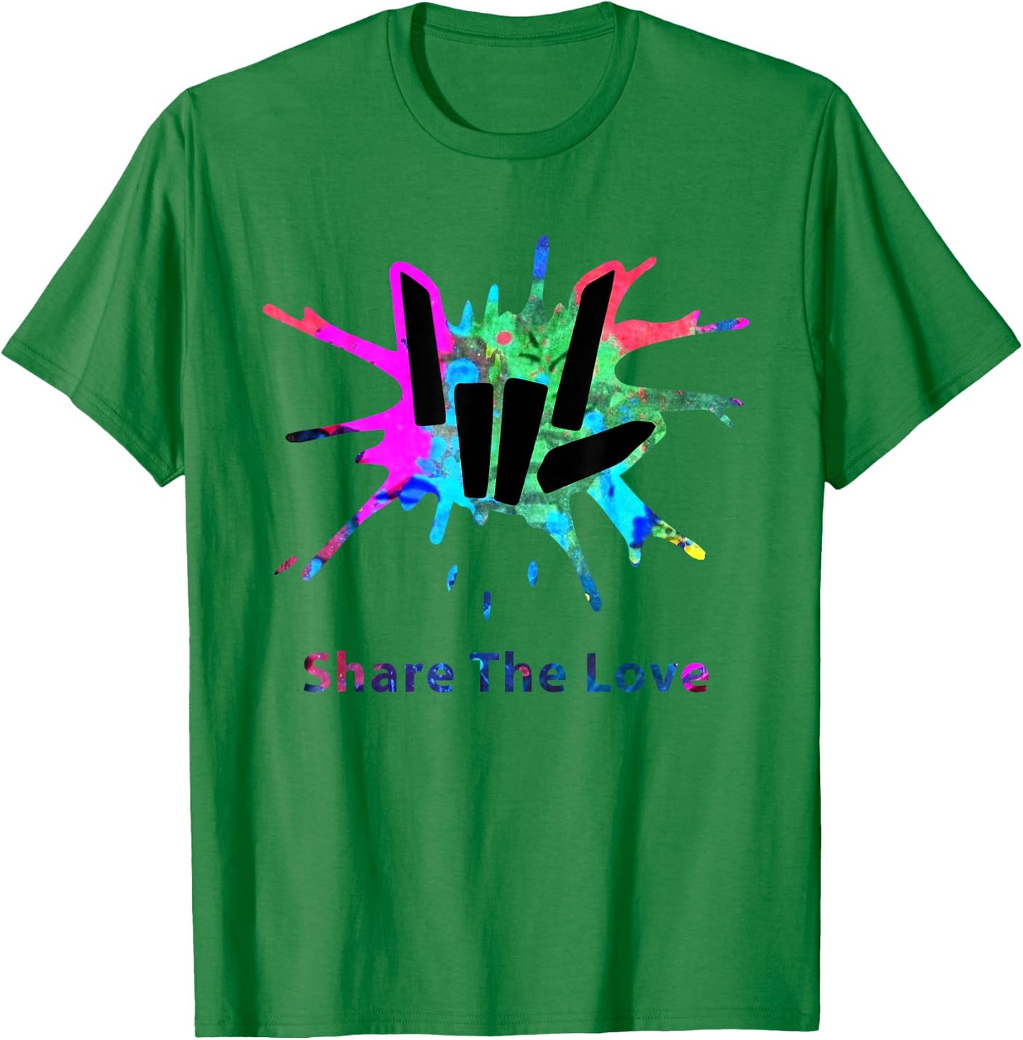 Share Love for Kids and Young T-Shirt - T-Shirt | Irish Green