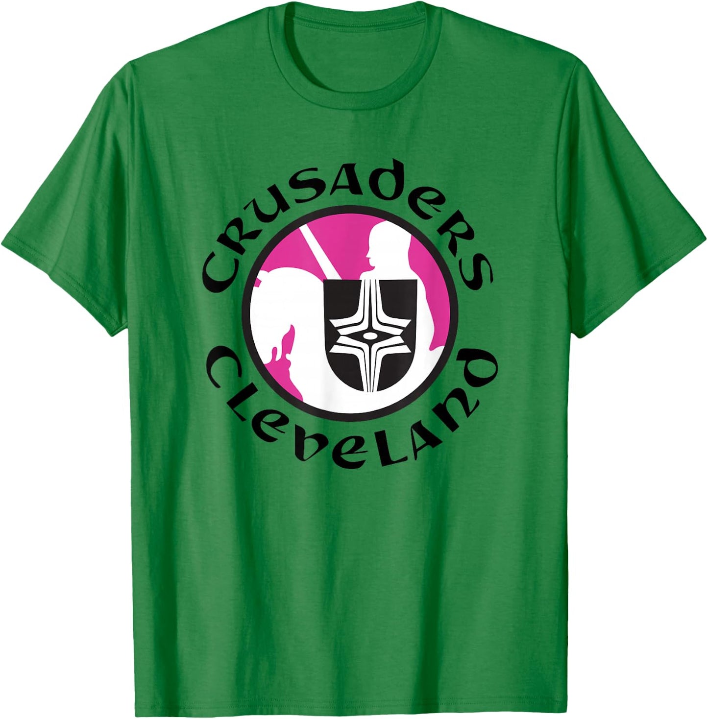 Retro Hockey - Cleveland Crusaders Hockey Team - WHA 70s T-Shirt - T-Shirt | Irish Green