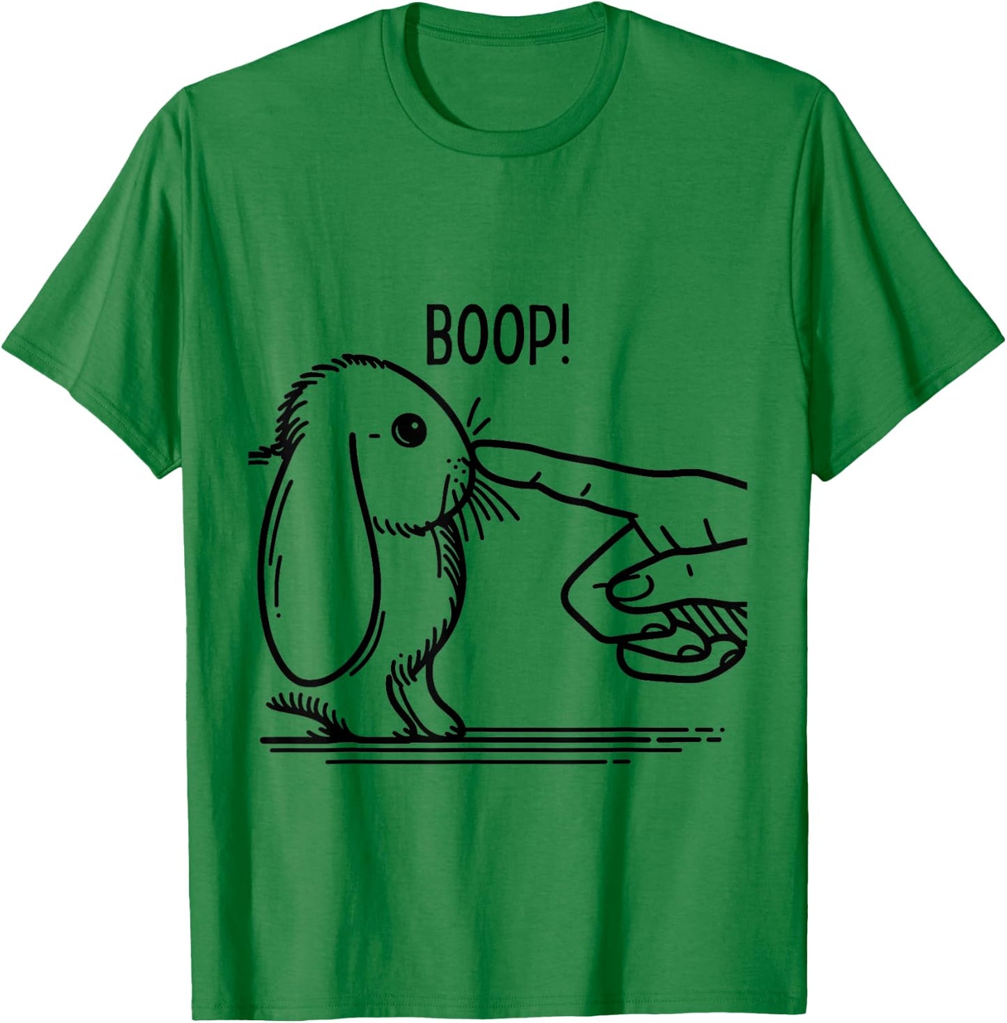 Boop Holland Lop Rabbit Men Women Kids Bunny Lover T-Shirt - T-Shirt | Irish Green