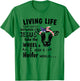 Living Life Somewhere Between Jesus Take The Wheel Farm T-Shirt - T-Shirt | Irish Green