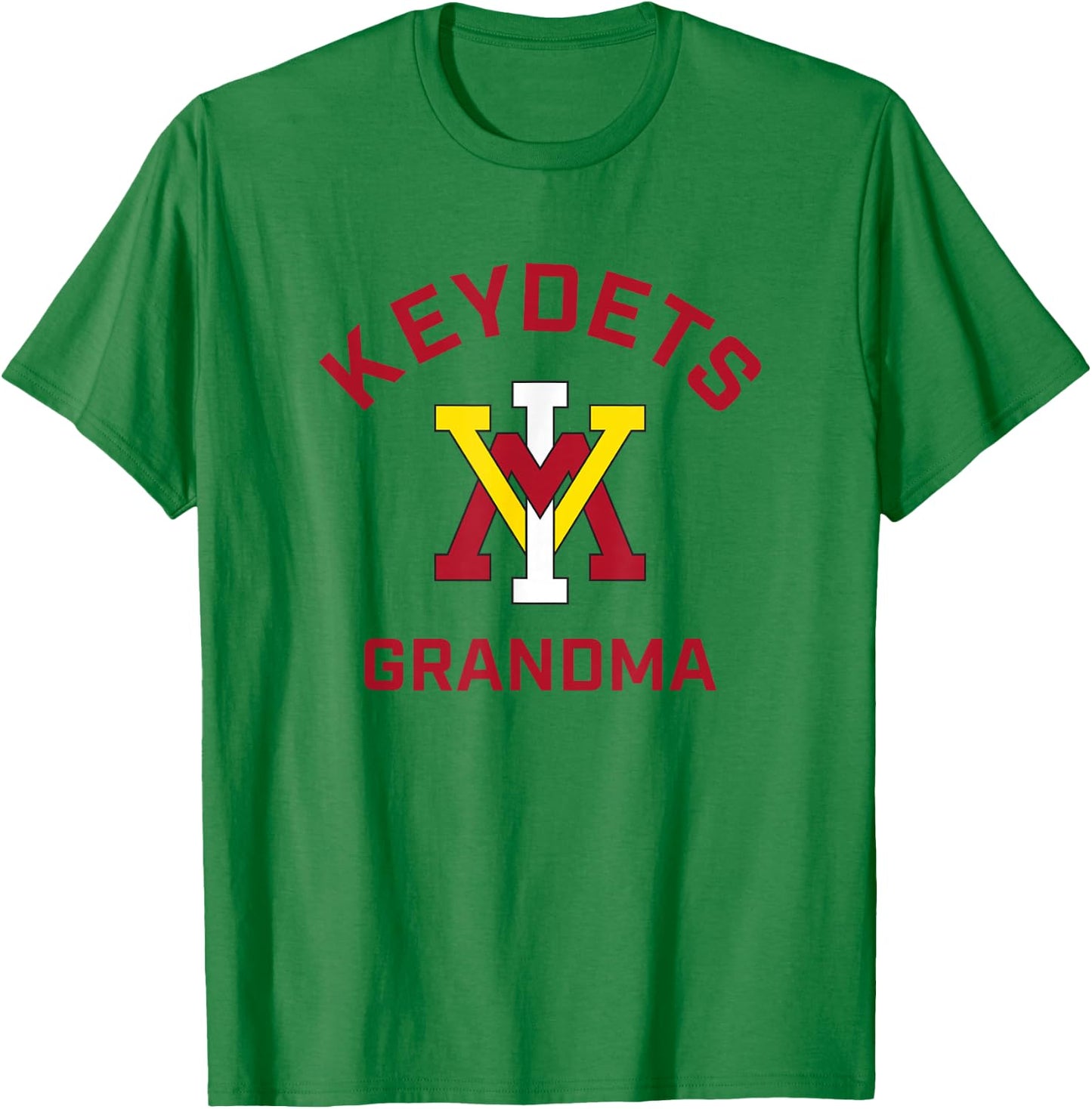Campus Lab VMI Keydets Arched Grandma - Men's Grey Classic Fit Short Sleeve Cotton 100% - Small T-Shirt - T-Shirt | Irish Green