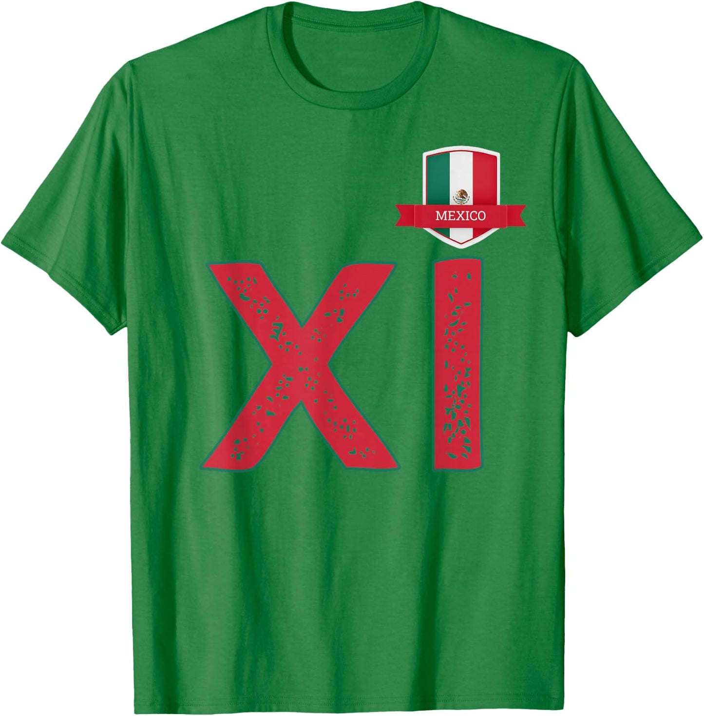Mexico Human-Flag X and I Mexican México T-Shirt - T-Shirt | Irish Green
