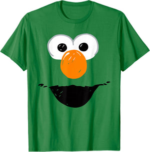 Sesame Street Elmo Crayon Sketch Halloween Costume T-Shirt - T-Shirt | Irish Green