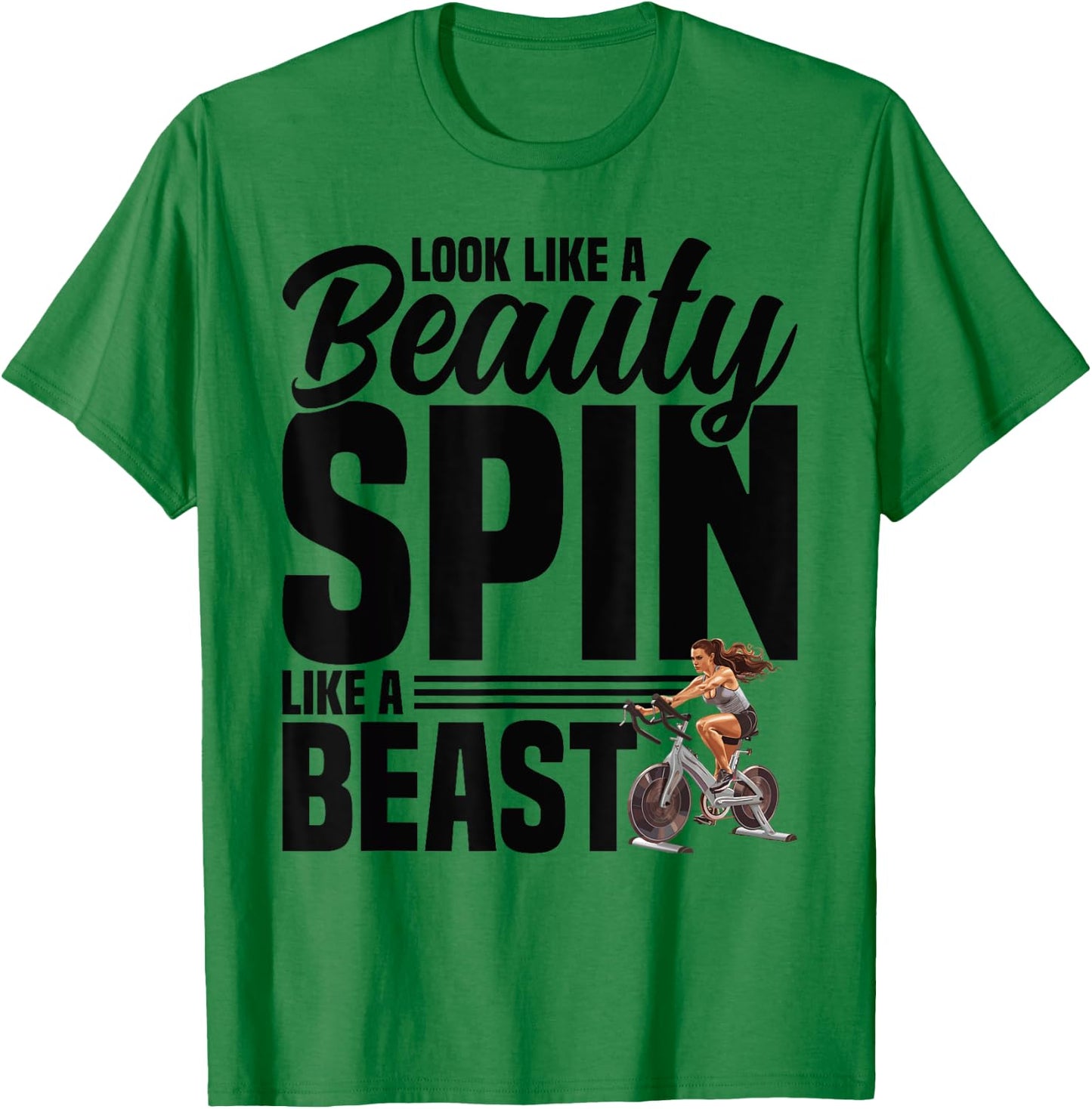 Indoor Cycling Workout Spin Instructor Spinning Spin Class T-Shirt - T-Shirt | Irish Green