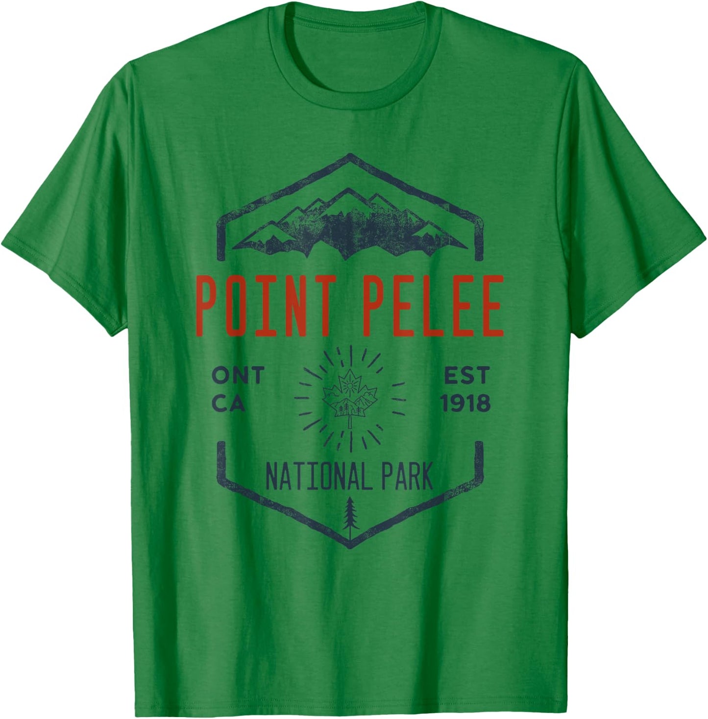 Point Pelee National Park Canada Vintage T-Shirt - T-Shirt | Irish Green
