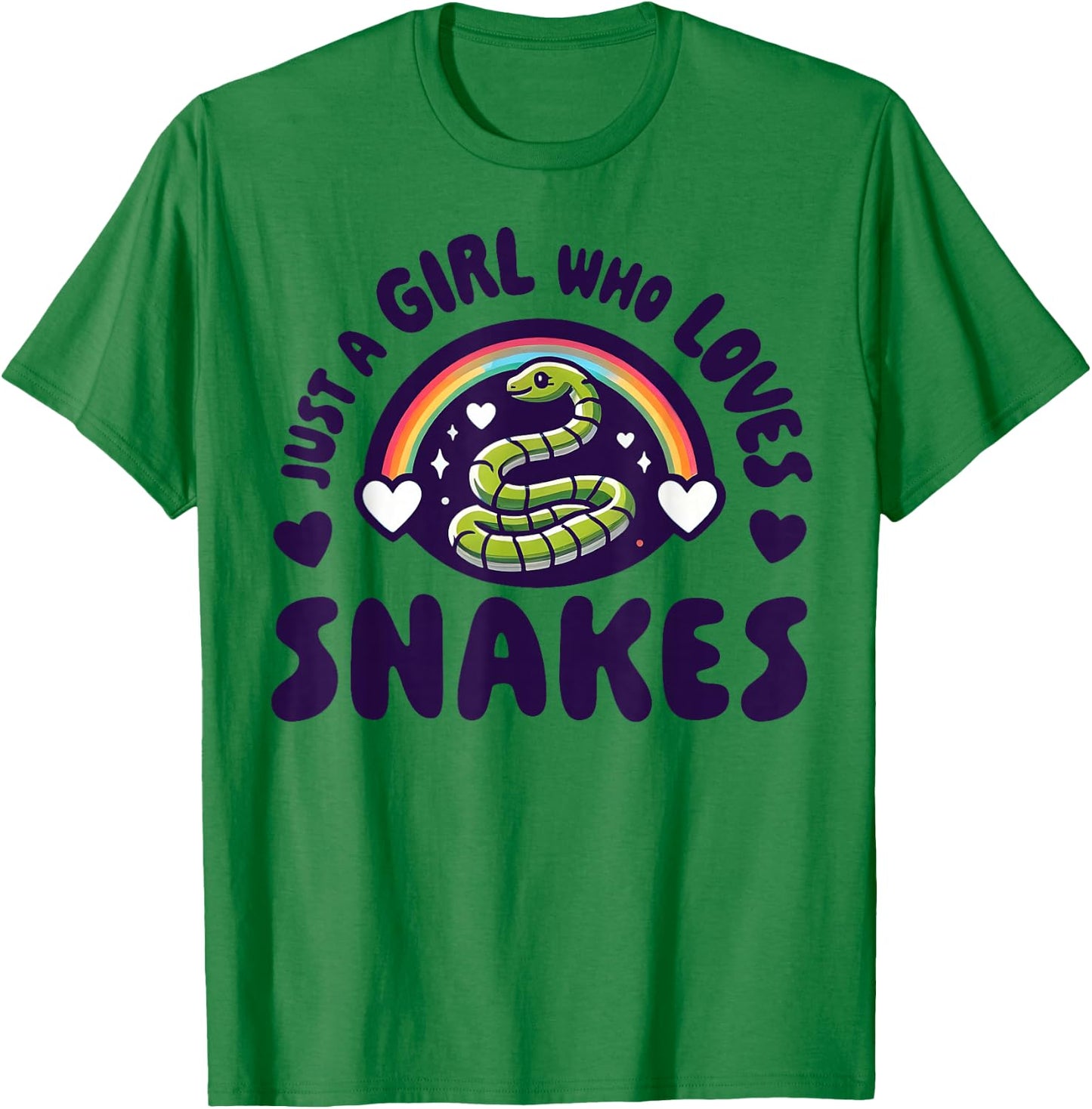 Snake Girl - Snake Women - I Love My Snake T-Shirt - T-Shirt | Irish Green