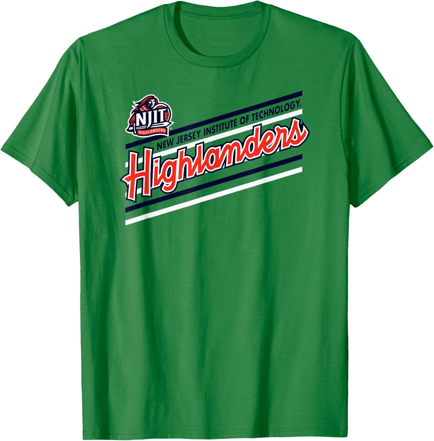New Jersey Institute of Technology Highlanders Perform Gray T-Shirt - T-Shirt | Irish Green