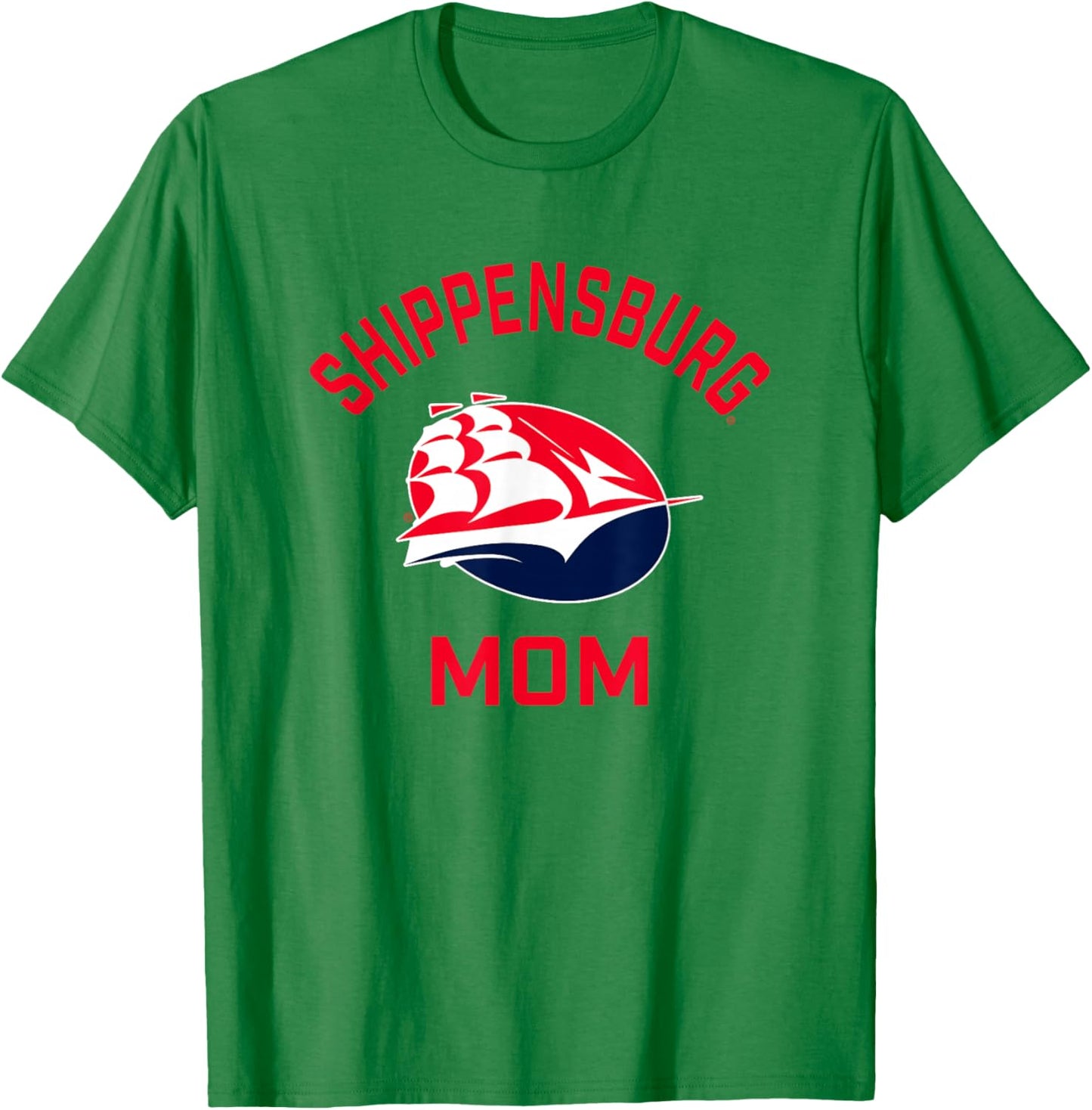 Shippensburg University Raiders Arched Mom T-Shirt - T-Shirt | Irish Green