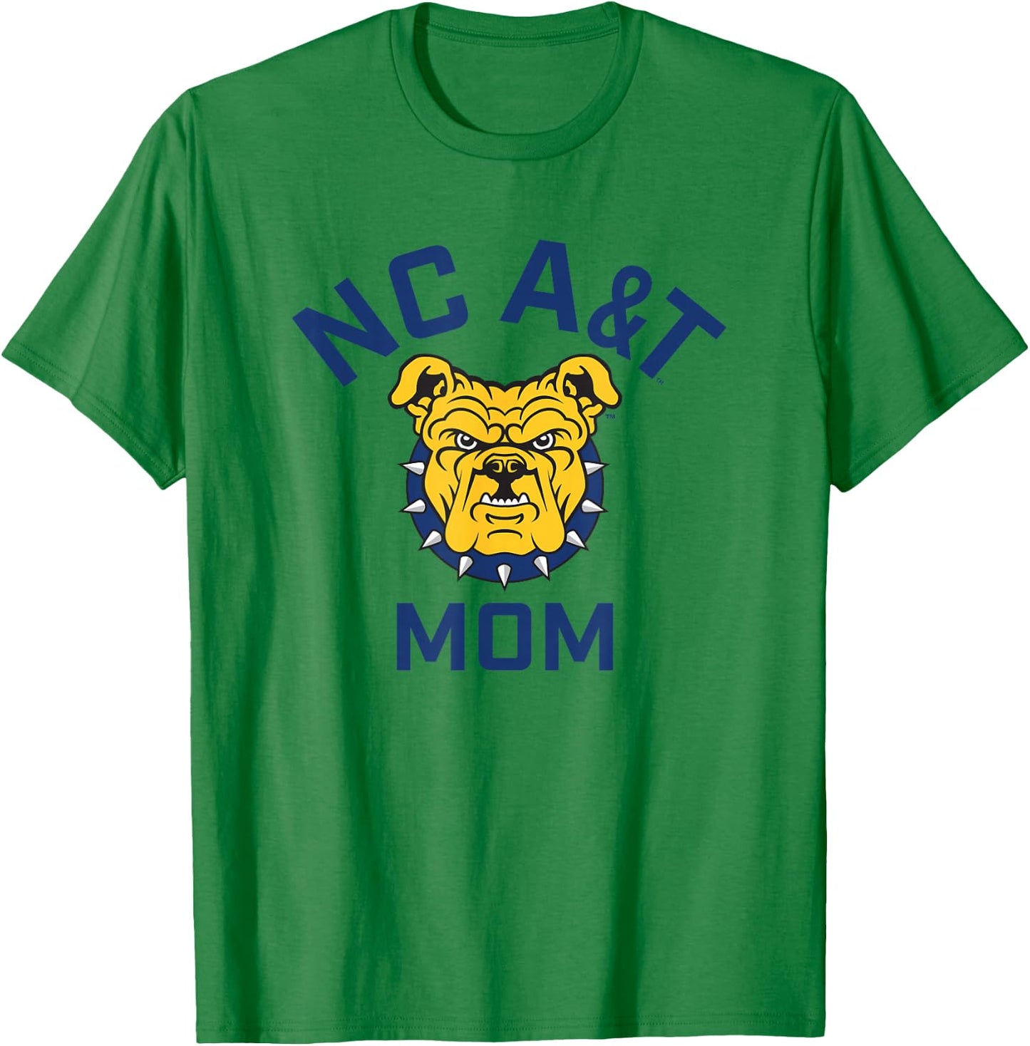 North Carolina A&T State University Aggies Arched Mom T-Shirt - T-Shirt | Irish Green