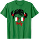 Cute Italian Girl For Kids Pride Italia Italy Flag Girls T-Shirt - T-Shirt | Irish Green