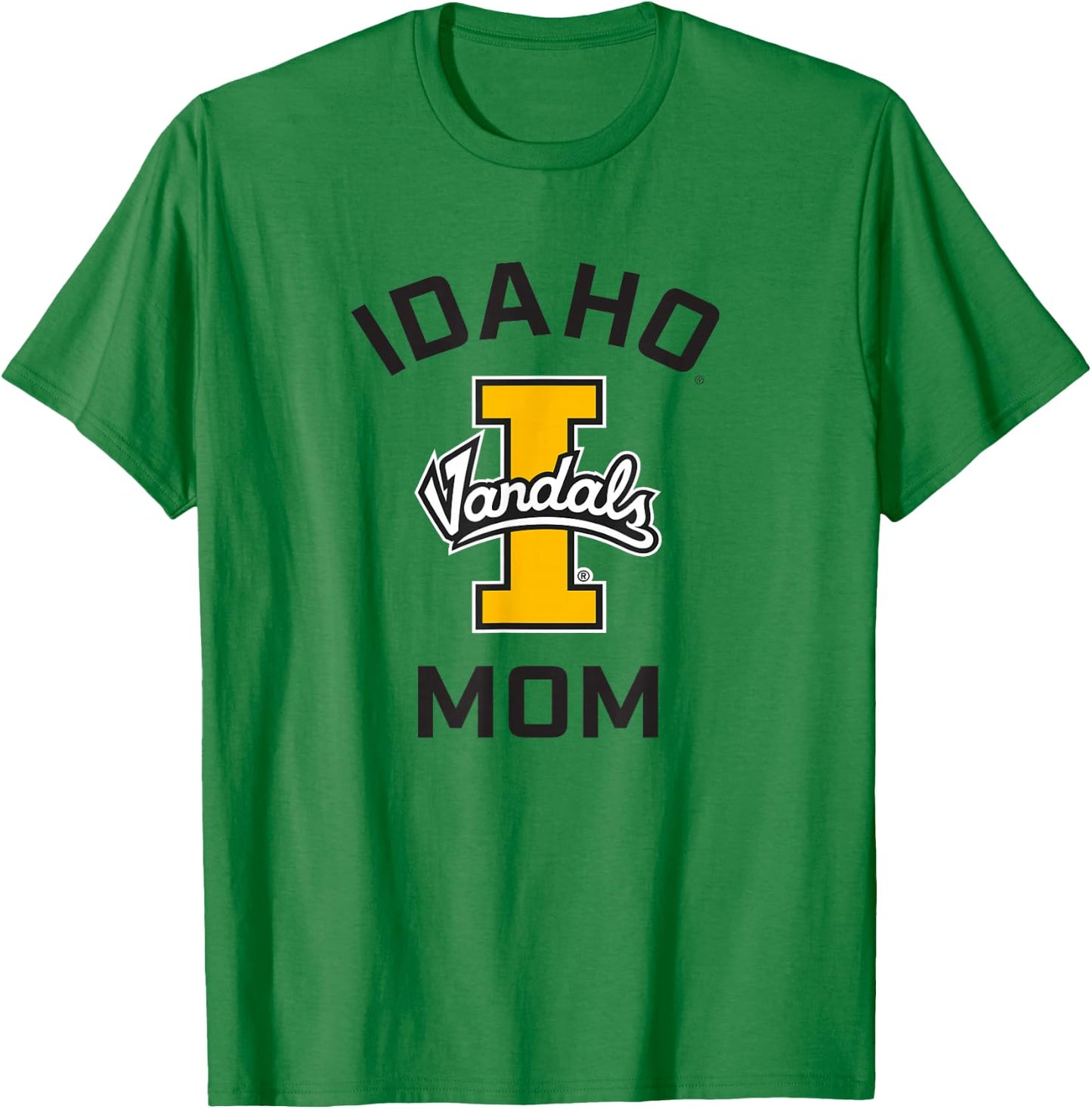 University of Idaho Vandals Arched Mom T-Shirt - T-Shirt | Irish Green
