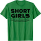 Funny Short Girls God Only Lets Things Grow Until Perfect T-Shirt - T-Shirt | Irish Green
