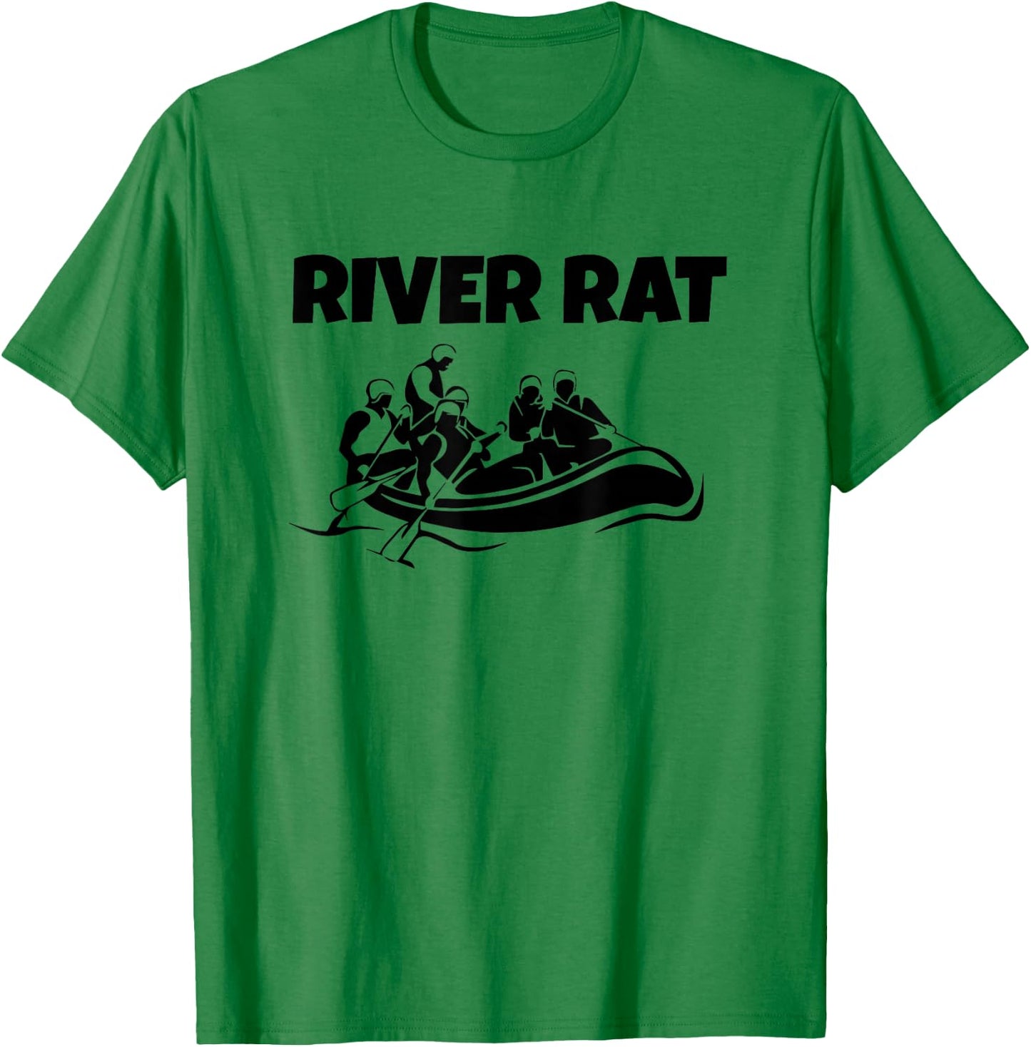 Whitewater Rafting, Paddle Raft: RIVER RAT T-Shirt - T-Shirt | Irish Green