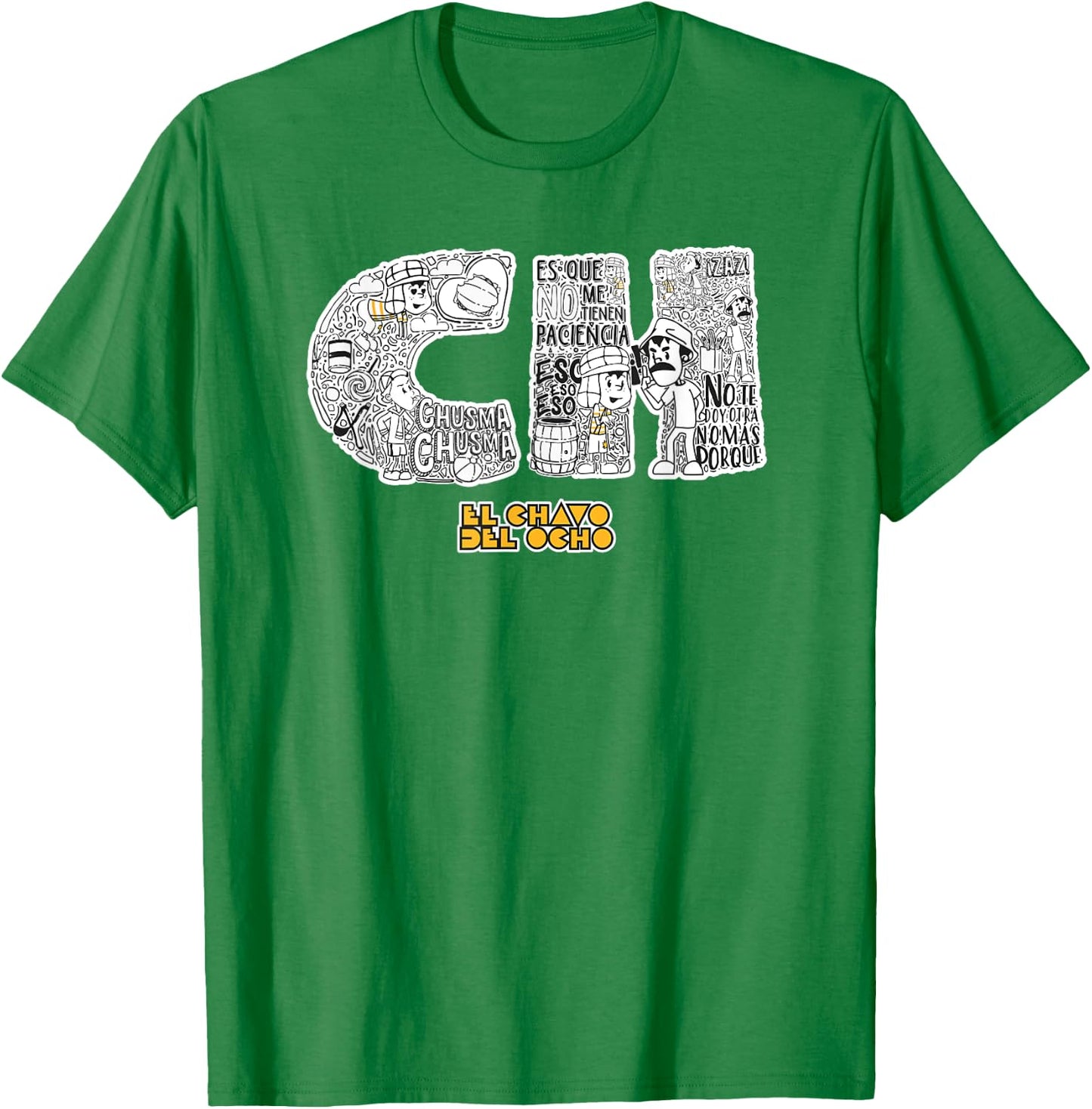 El Chavo - Colorful Desings for Kids, Teen, Women & Men T-Shirt - T-Shirt | Irish Green
