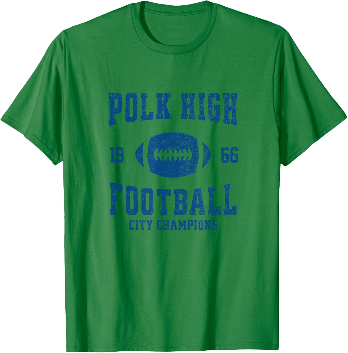 Polk High Football City Champions 1966 - vintage design T-Shirt - T-Shirt | Irish Green