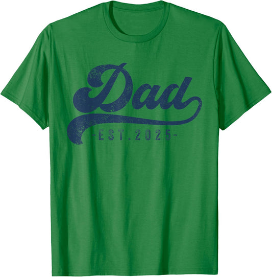 Dad Est 2025 T-Shirt - T-Shirt | Irish Green