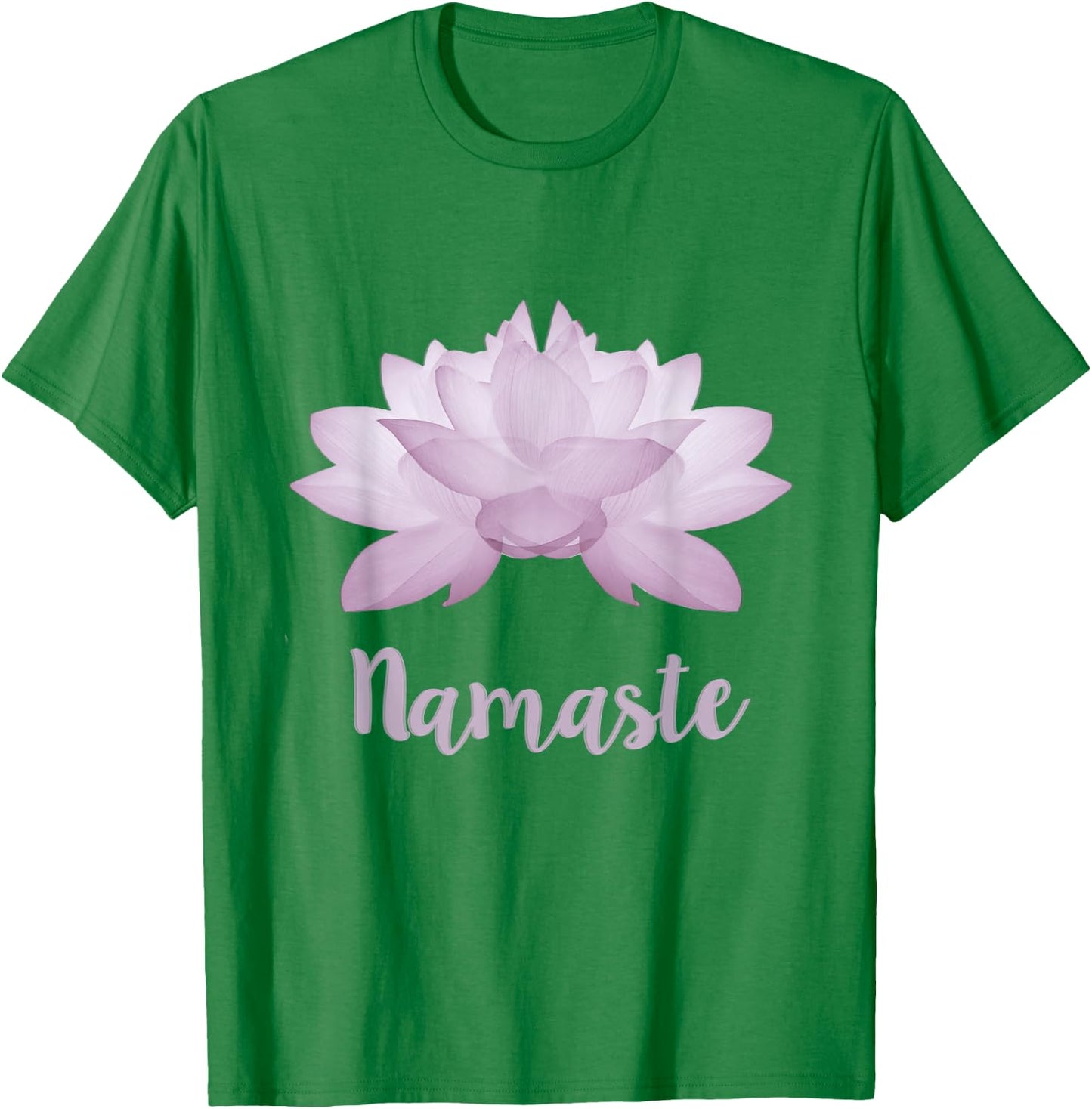 Lotus Namaste Yoga and girls T-Shirt - T-Shirt | Irish Green