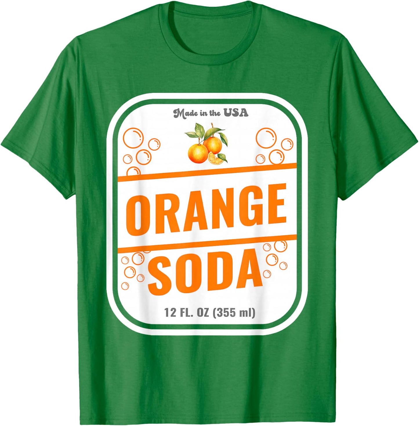 Halloween Costume Orange Soda Unique Group Costume Idea T-Shirt - T-Shirt | Irish Green