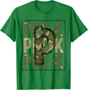 Cute Camo Pre K Back To School Funny Teacher Kid Preschool T-Shirt - T-Shirt | Irish Green