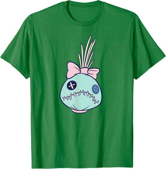 Disney Lilo & Stitch Lilo’s Rag Doll Scrump Big Face Costume T-Shirt - T-Shirt | Irish Green