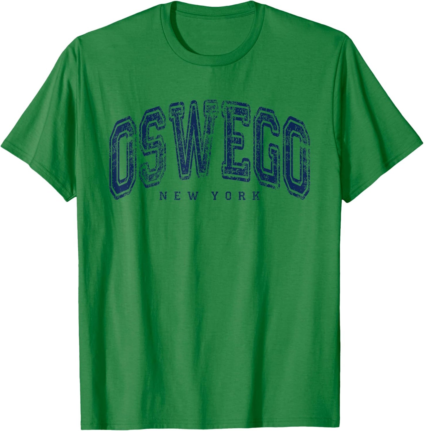 Oswego New York Vintage Retro US City State NY Travel T-Shirt - T-Shirt | Irish Green