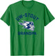 University of Wisconsin-Stout Blue Devils Arched Grandpa T-Shirt - T-Shirt | Irish Green