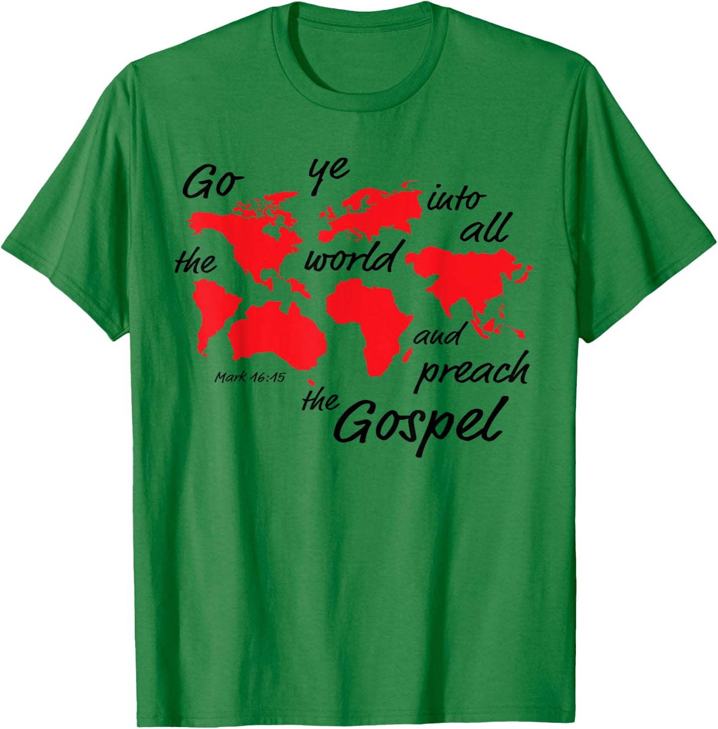 Christian Bible , MIssion Trip Jesus T-Shirt - T-Shirt | Irish Green