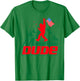 Mountain Dude Funny Bigfoot Sasquatch Hiking Gifts Men Women T-Shirt - T-Shirt | Irish Green