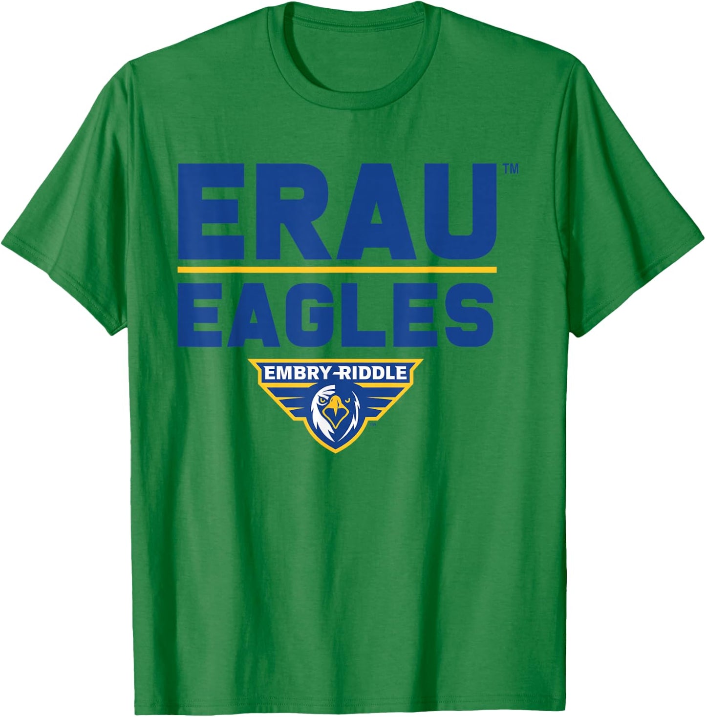 Embry Riddle Eagles | Official NCAA Merch | NCAFEMB003 T-Shirt - T-Shirt | Irish Green